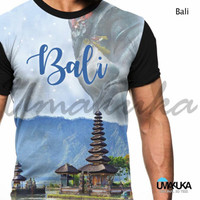Kaos Fullprint umakuka Bali-kaos polos blkg-kaos lengan panjang