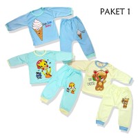 Pakaian Bayi/ Lengan Panjang/ Murah Berkualitas untuk umur 6-12 Bulan