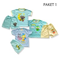 Pakaian Bayi untuk 6 Bulan ke atas, 1 Set isi 3 Pcs Uk All Size