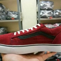 New Sepatu Casual Sekolah Vans Oldskool Man Untuk Pria Cowo Cowok Laki