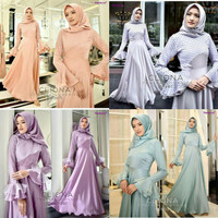 Jual Gamis pesta / Baju kondangan / Dress muslimah murah : Cliona Dress Murah
