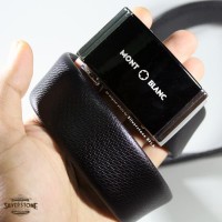 Ikat Pinggang Pria Montblanc MB-103 Sabuk Gesper Kulit Import Laki