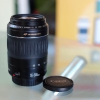 Lensa Tele Canon EF 55-200mm F 4.5 - 5.6 Mark II Ultrasonic SECOND