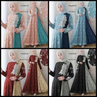 Jual Gamis maxi pesta baju lebaran gamis terbaru Tessae Murah