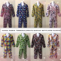 Grosir Baju Tidur Katun Stelan Dewasa PP Wanita/Baby doll/Piyama/Murah
