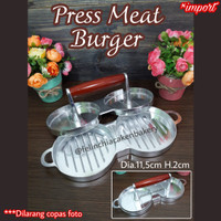 Jual ALAT LOYANG CETAKAN DAGING BURGER MAKER NONSTICK IMPORT Murah