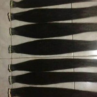 HAIR EXTENSION 50CM RAMBUT SAMBUNG HAIR RING RAMBUT ASLI HUMAN HAIR