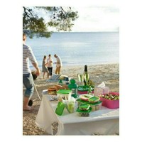 Jual Ikea Pruta/ Toples Container Set isi 17Pcs/ Kotak Makan/Box HIJAU ASLI Murah
