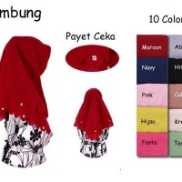 Kerudung Hijab Instan Jilbab Wanita Motif Bunga Murah 331 ilf