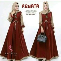 Baju Gamis Renata Free Pashtan original shofiya Diskon