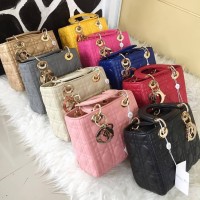 TAS Dior Lady dove mini FREE SYAL