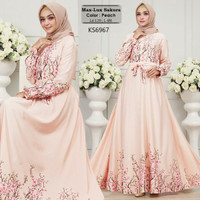 Busana muslimah/ jubah/ gamis/ Baju Muslim KS6967 maxmara premium