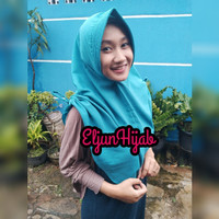 Jilbab khimar simpel pet talita antem SERUT SAMPING KANAN KIRI polos i