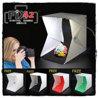 Jual Mini Photo Studio LED Lighting Tent Kit Portable Folding Light Box 4pc Murah