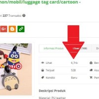 Jual Tag koper dan tas ukuran mini motif lucu Luggage bag tag - KHM087 Murah