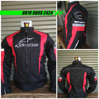 Jaket touring balap motor alpinestar merah not contin dainese komine