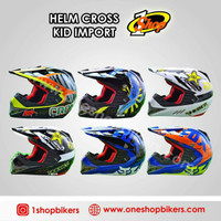 Helm balap motor cross anak free kacamata goggle not kyt nhk fox thor