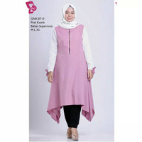 Baju Gamis GRF 3408GNK Busana Muslimah Wanita Cantik Anggun