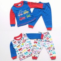Jual Piyama Baju Tidur Anak Bayi Laki Cowok Mobil