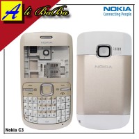 Housing Fullset Handphone Nokia C3 C3-00 Kesing Fullset Nokia C3 C3-00