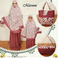 GAMIS IBU DAN ANAK MUKENA SYARI COUPLE KATUN PAKAIAN MUSLIM jual produ