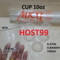 GELAS PLASTIK CUP JUS BUAH ES BLENDER POP ICE 10oz 12oz 14oz 16oz