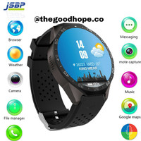 Jam Tangan Smartwatch Kw88 / Kingwear 88 Black