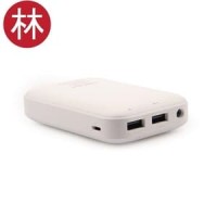 Jual Vivan Power bank Robot RT7200 6600mAh 2 USB mini LED White Murah