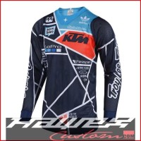 2019 TROY LEE DESIGNS SE AIR METRIC KTM COMBO *FREE JERSEY CUSTOMIZATION*