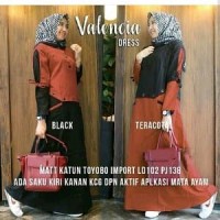 Baju Gamis New Valencia Berkualitas