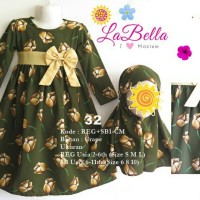 Baju Gamis Anak LaBella Usia 2-6 Tahun (REG1-CM-0632) Murah