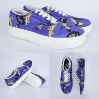VANS BANANA BIRU P04 - sepatu kats - sepatu wanita - sepatu sneakers