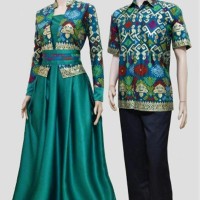 BAJU COUPLE BAJU BATIK COUPLE SARIMBIT GAMIS SRG 376 SERAGAM PESTA