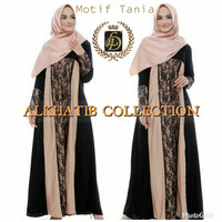 Jual ABAYA BRUKAT TANIA ORIALKHATIB|KOMBINASI MAXMARA&FURSAN SAUDI|ELDONYID Murah