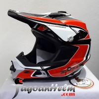 ZEUS Helm ZS951 CROSS | Black RR11 RED | ZS 951 MotoCross Trail