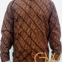 Jual KEMEJA BATIK SOLO PRIA LENGAN PANJANG Murah