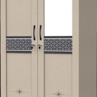 HOT PROMO FREE ONGKIR!! LEMARI PAKAIAN 2 PINTU PANEL BAHAN OLYMPIC !!
