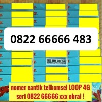 Jual kartu perdana telkomsel LOOP 4G nomer cantik seri rapih panca tengah Murah