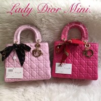 Tas Lady Dior Dove 24Cm Free Syal Import Murah Terjamin