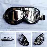 Terlaris Goggle Kaca Mata Helm Cakil Hbc Pilot Retro Klasik Kacamata