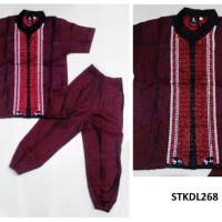 Best STKDL268 - Baju Anak Cowok Gamis Baju Koko Anak Model CP A1 Merah