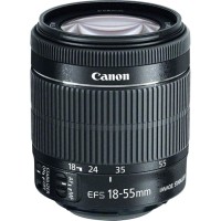 Lensa Zoom Kamera Canon DSLR EF-S 18-55mm f/3.5-5.6 IS Asli