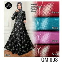 Gamis Dress maxi Kupu Gmi 008 Misbee Khimar wolfis Murah syarii murah