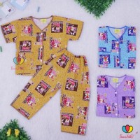 Murah Banget Piyama Kancing uk 6-7 th / Piyama Murah Baju Tidur Celana
