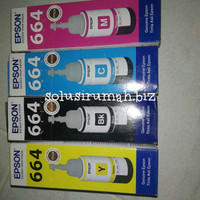 TINTA EPSON 664 GENUINE EPSON BLACK HITAM BK ink l220 l310 printer ink