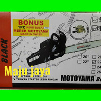 Mesin gergaji kayu MOTOYAMA chainsaw cs 9900 makita stihl blak hitachi