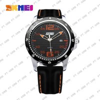 ICM6 Jam Tangan Pria Analog SKMEI 0992 Black Orange Water Resistant 5