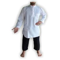 GAMIS PRIA, GAMIS PAKISTAN PUTIH, ATASAN.