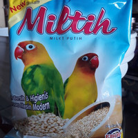 Miltih Milet Putih Pakan Burung Lovebird dari Ebod Jaya