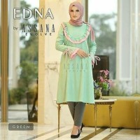 baru Tunik Edna Tunic Balotelly Baju Kerja Atasan Wanita Muslim Casual